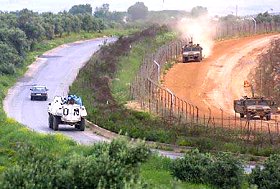 Le long de la frontière du Sud-Liban