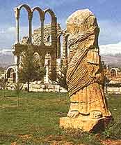 Site d'Anjar dans la Bekaa, proche de la frontière de la Syrie