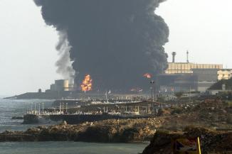 Bombardement de la centrale électrique de Jiyeh, proche de Saida