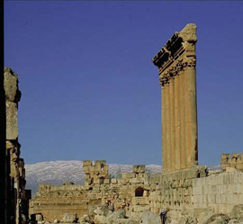 Les colonnes de Baalbeck