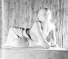 statuette denfant trouvée