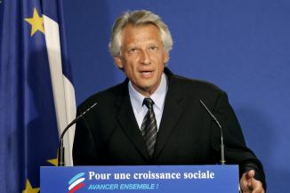 Dominique de Villepin le 1er Septembre 2005, photo AFP