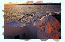 Coucher de soleil sur le golfe d'Hammamet