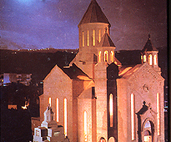 Catholicossat Arménien d'Antélias  au Liban, "by night"