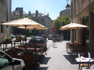 Al Mandaloun, vue de la terrasse